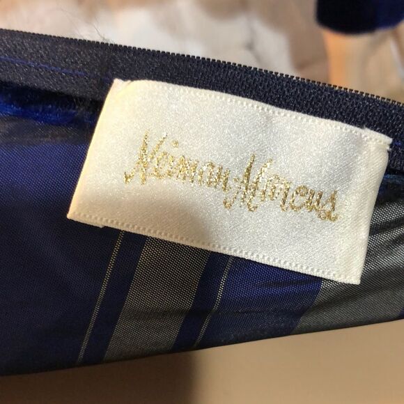 Neiman Marcus Vintage 1960s Velvet & Plaid Victorian Maxi Dress Small - Picture 10 of 10